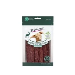 Dokas Snack Hirschfleisch Getrocknet | 12x 60g