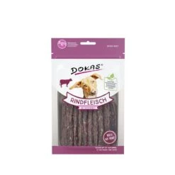 Dokas Hunde Snack Rindfleisch Getrocknet | 12x70g Hundesnack