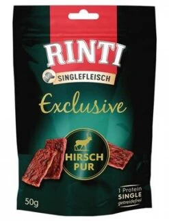 Rinti Exclusive Snack Hirsch | 12 X 50g Hundesnack