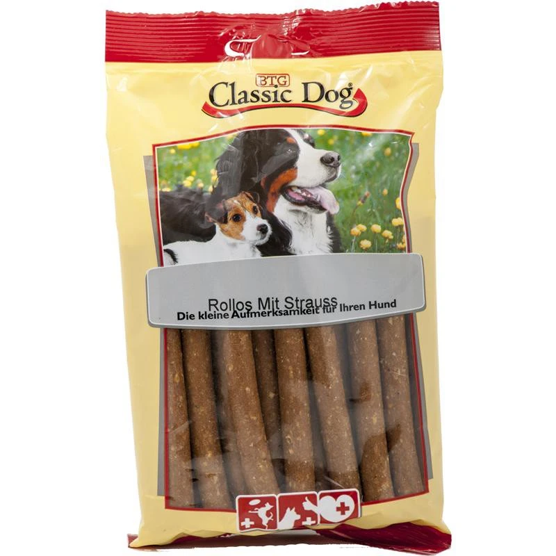 Classic Dog Snack Rollos Strauß | 14x 20er Hundesnack 3 Classic Dog Snack Rollos Strauß | 14x 20er Hundesnack