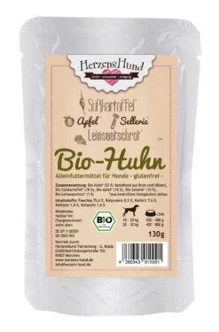 Herzenshund Bio Huhn Mit Bio Süßkartoffel | 15x130g
