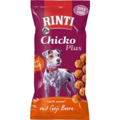 Rinti Chicko Plus Superfoods Mit Goji Beere | 16 X 70g Hundesnack