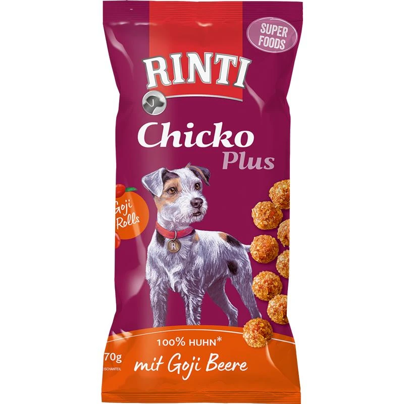 Rinti Chicko Plus Superfoods Mit Goji Beere | 16 X 70g Hundesnack 3 Rinti Chicko Plus Superfoods Mit Goji Beere | 16 X 70g Hundesnack