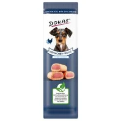 Dokas Dog Hühnchen Rolle Mit Ente | 32x 10g