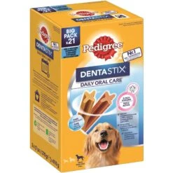 Pedigree Denta Stix Daily Care MP Für Große Hunde | 4x 21 Stück