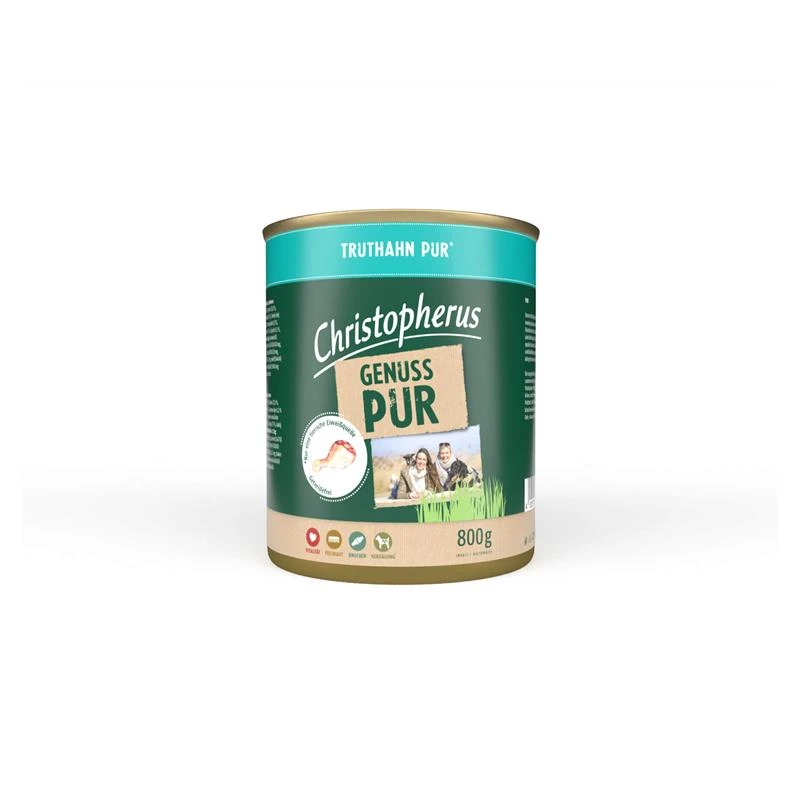 Christopherus Pur Truthahn | 6x 800g 3 Christopherus Pur Truthahn | 6x 800g