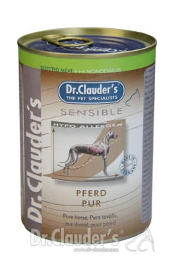 Dr. Clauders Selected Meat Sensible Pferd Pur | 6x 400g Hundefutter