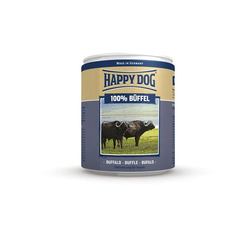 Happy Dog Büffel Pur | 6x 800g Hundefutter 100% Fleisch 3 Happy Dog Büffel Pur | 6x 800g Hundefutter 100% Fleisch