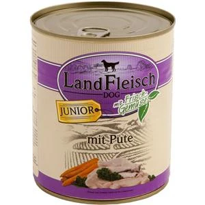 Landfleisch Junior Pute Mit Gemüse | 6x800g 3 Landfleisch Junior Pute Mit Gemüse | 6x800g