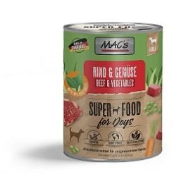 MACs Dog Nassfutter Rind & Gemüse | 6x800g