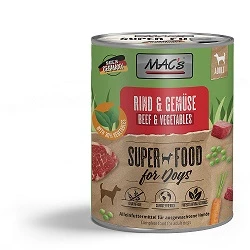MACs Dog Nassfutter Rind & Gemüse | 6x800g 3 MACs Dog Nassfutter Rind & Gemüse | 6x800g