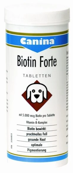Canina Pharma Biotin Forte Tabletten 200g Ergänzungsfuttermittel Für Hunde