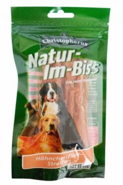 Christopherus Hähnchenfiletstreifen | 12x 70g Hundesnack