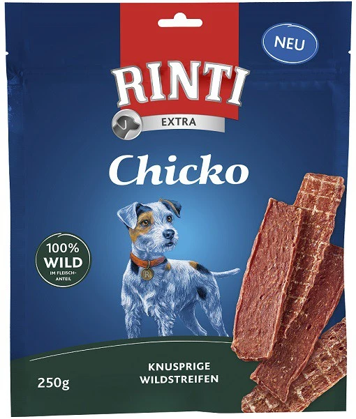 Rinti Extra Chicko Wild | 9x 250g Hundesnack Vorratspack 3 Rinti Extra Chicko Wild | 9x 250g Hundesnack Vorratspack
