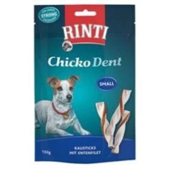 Rinti Extra Snack Chicko Dent Ente Small | 9 X 150g Hundesnack