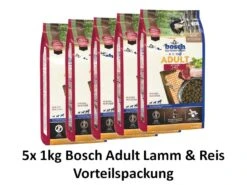 [Paket] Bosch Adult Lamm & Reis | 5x 1kg Sparpackung