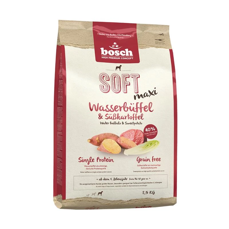 Bosch HPC Soft Maxi Wasserbüffel & Süßkartoffel | 2,5kg Hundefutter 3 Bosch HPC Soft Maxi Wasserbüffel & Süßkartoffel | 2,5kg Hundefutter