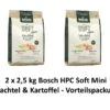 [Paket] Bosch Soft Mini Wachtel & Kart. | 2 X 2,5kg Hundefutter Vorteilspack -Hund Lieferungen Angebote Bosch HPC Soft Mini Wachtel und Kartoffel 2 5kg Hundefutter 213029 1