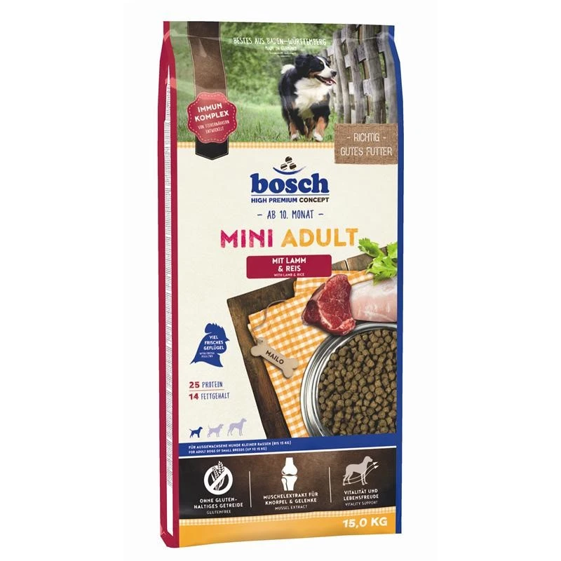 Bosch Mini Adult Lamm & Reis | 15 Kg Hundefutter 3 Bosch Mini Adult Lamm & Reis | 15 Kg Hundefutter