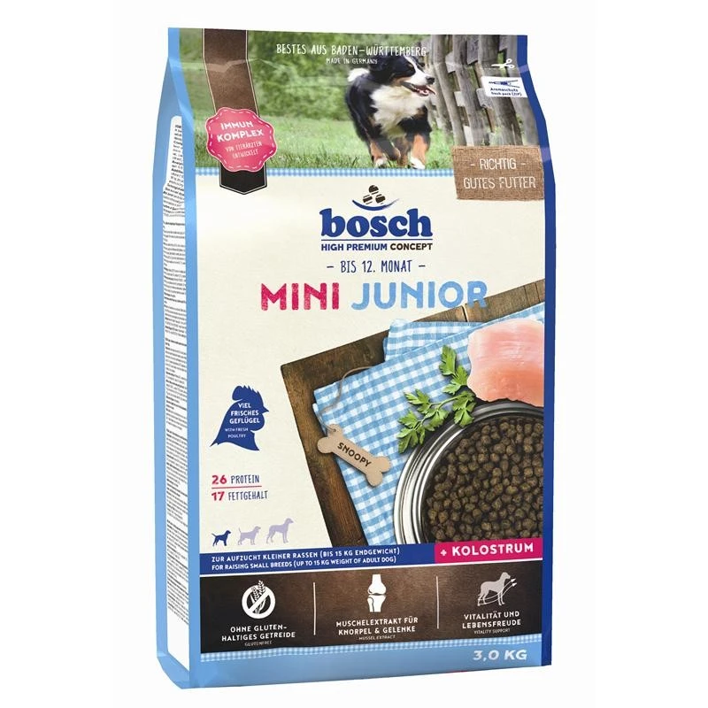 Bosch Mini Junior | 3 Kg Hundetrockenfutter 3 Bosch Mini Junior | 3 Kg Hundetrockenfutter