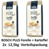 [Paket] Bosch PLUS Forelle & Kartoffel | 2x 12,5 Kg Vorteilspackung -Hund Lieferungen Angebote Bosch PLUS Forelle und Kartoffel 2x 12 5 kg Vort