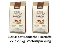 [Paket] Bosch SOFT Land-Ente & Kartoffel | 2x 12,5kg Trockenfutter