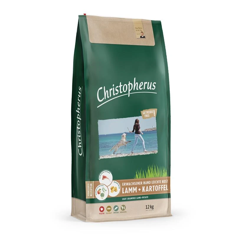 Christopherus Getreidefrei Leichte Kost Lamm&Kartoffel | 12kg 3 Christopherus Getreidefrei Leichte Kost Lamm&Kartoffel | 12kg