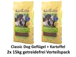 [Paket] Classic Dog Geflügel & Kartoffel | 2x 15kg Hundefutter