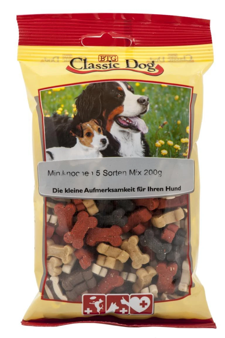 Classic Dog Miniknochen Mix | 12x 200g Hundesnack 3 Classic Dog Miniknochen Mix | 12x 200g Hundesnack