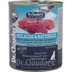 Dr. Clauders Selected Meat Seelachs & Reis | 6x 800g Nassfutter