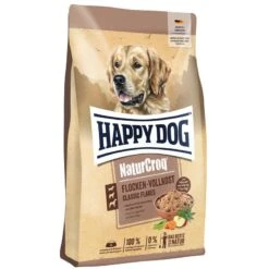 Happy Dog NaturCroq Hundetrockenfutter Flocken Vollkost | 10 Kg