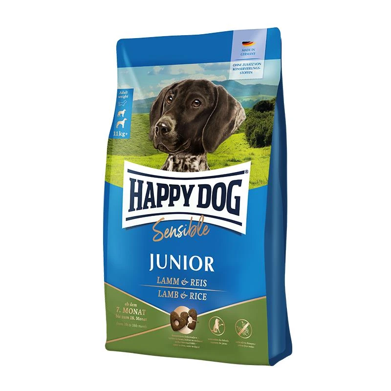 Happy Dog Sensible Junior Lamm & Reis | 4 Kg Trockenfutter 3 Happy Dog Sensible Junior Lamm & Reis | 4 Kg Trockenfutter