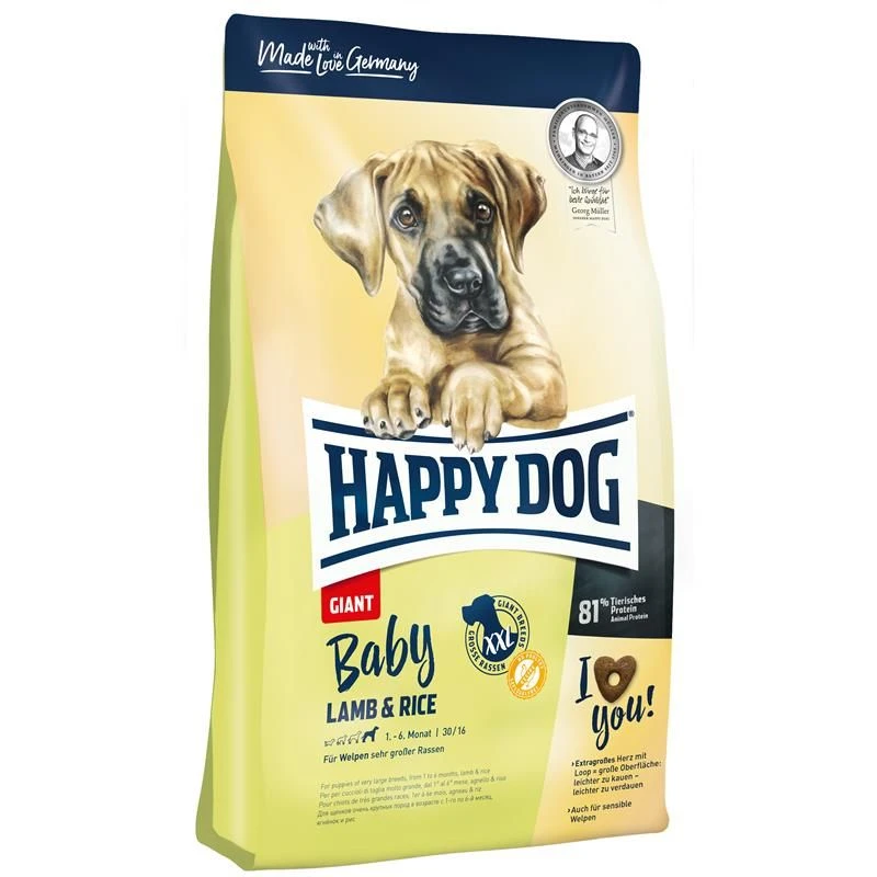 Happy Dog Supreme Baby Giant Lamb & Rice | 15kg Hundefutter 3 Happy Dog Supreme Baby Giant Lamb & Rice | 15kg Hundefutter