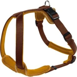 Hunter Geschirr Neopren Braun/Caramel S | 45-57cmx15mm Hundegeschirr