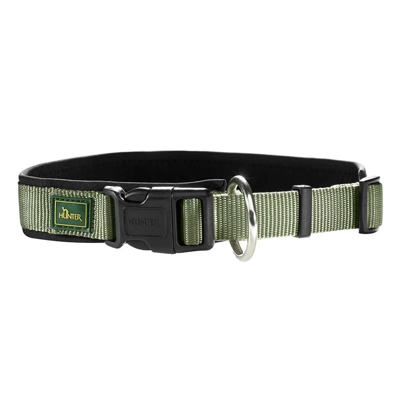 Hunter Neopren Vario Plus Oliv/Schwarz | 55-60cmx25mm Hundehalsband 3 Hunter Neopren Vario Plus Oliv/Schwarz | 55-60cmx25mm Hundehalsband