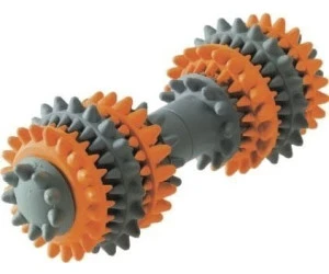Hunter Tooth Cleaner Orange-grau L | 18cm Hundespielzeug 3 Hunter Tooth Cleaner Orange-grau L | 18cm Hundespielzeug