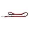 Hunter Verstellb. Führleine Neopren Rot/Schwarz | 2m X 15mm Hundeleine
