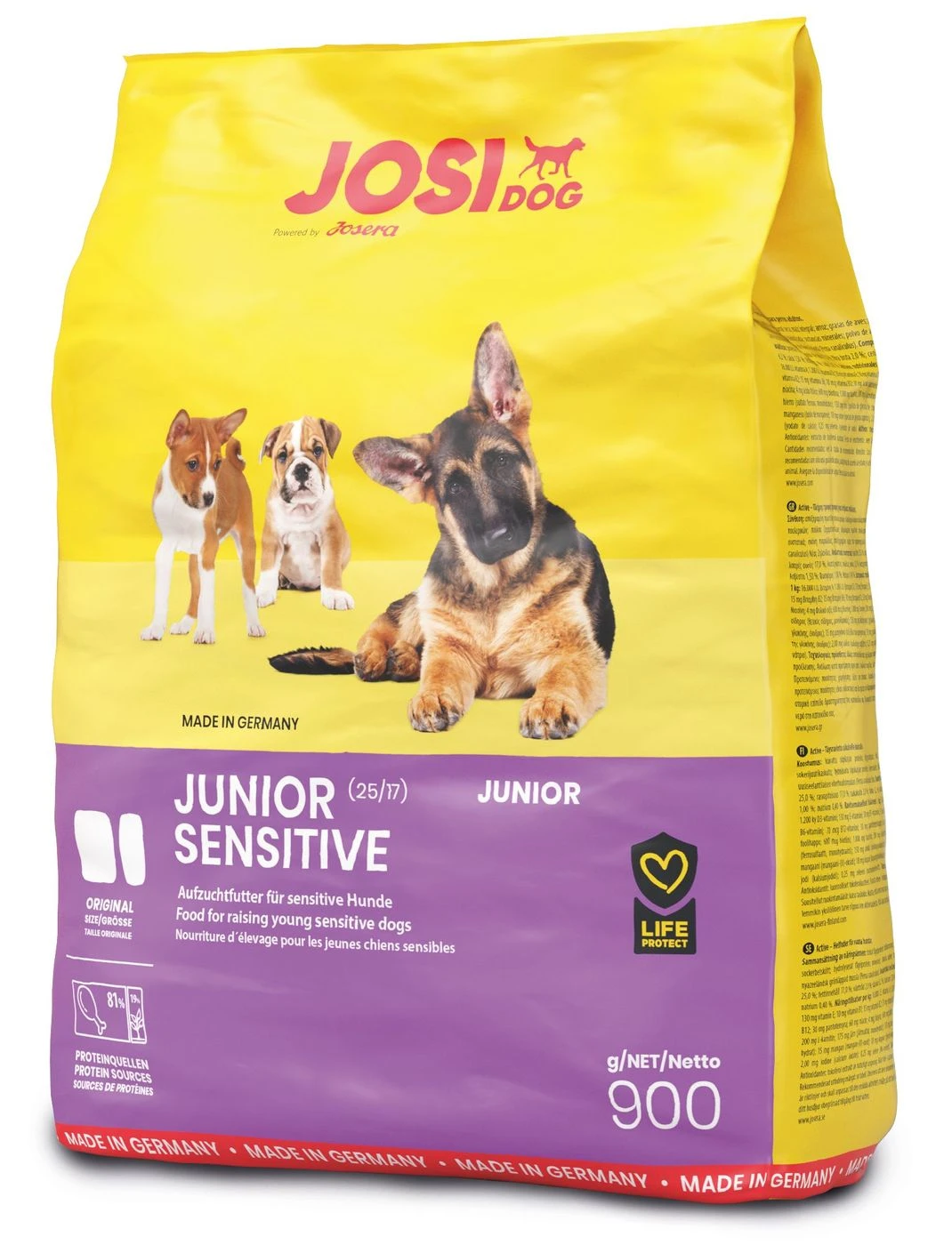 Josera JosiDog Junior Sensitive | 5x 900g Hundefutter Trocken 3 Josera JosiDog Junior Sensitive | 5x 900g Hundefutter Trocken