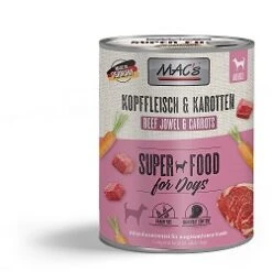 MACs Dog Kopffleisch & Karotten | 6x 800g Hundefutter