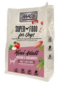 MACs Dog Mono Mini Truthahn | 3kg Hundefutter Kleine Rasse