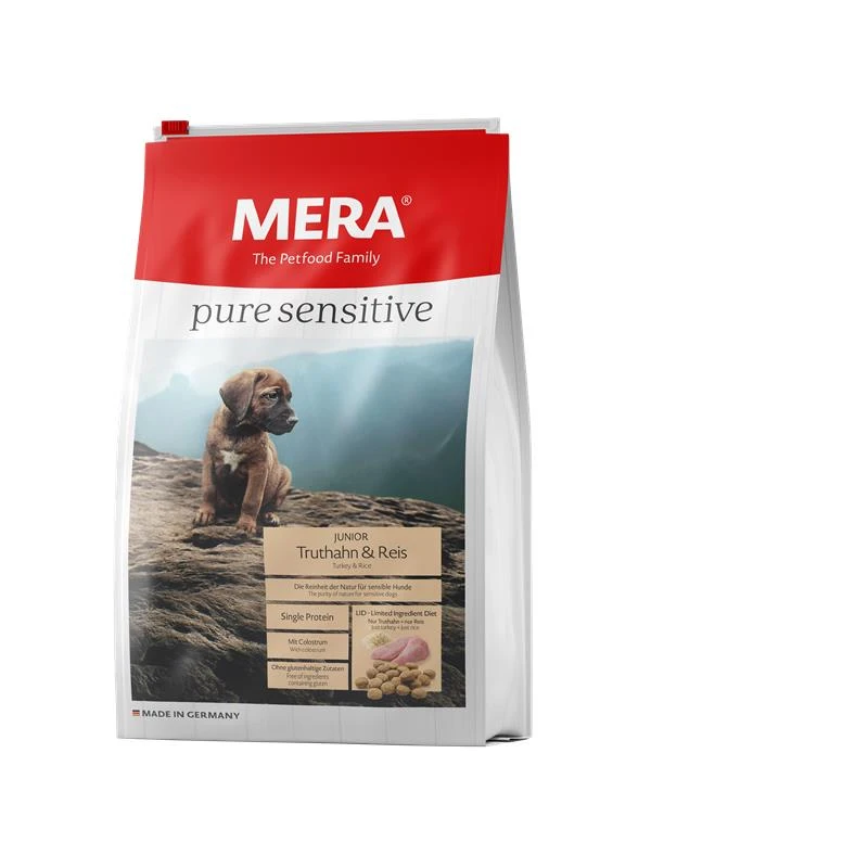 Mera Dog Pure Sensitive Junior Truthahn&Reis | 12,5kg Hundefutter 3 Mera Dog Pure Sensitive Junior Truthahn&Reis | 12,5kg Hundefutter