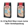 [Paket] RINTI MAX-I-MUM Junior Huhn | 2x 12kg Hundefutter Vorteilspack -Hund Lieferungen Angebote RINTI MAX I MUM Junior Huhn 12kg Hundefutter trocken 212761 1