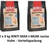 [Paket] RINTI MAX-I-MUM Junior Huhn | 2 X 4 Kg Hundefutter Vorteilspackung -Hund Lieferungen Angebote RINTI MAX I MUM Junior Huhn 4kg Hundefutter trocken 212798 1