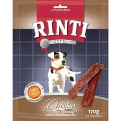 Rinti Extra Chicko Lammstreifen | 9x 170g Hundesnack