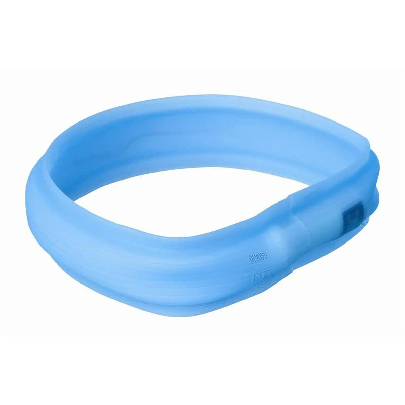 Trixie Flash Leuchtband USB Blau | M-L 50 Cm/30 Mm 3 Trixie Flash Leuchtband USB Blau | M-L 50 Cm/30 Mm