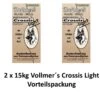 [Paket] Vollmers Crossis Light | 2x15kg Hundefutter Vorteilspack